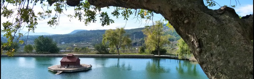 El lago del parque de El Planell.